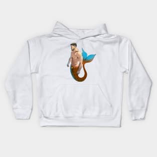 Handsome Merman Kids Hoodie